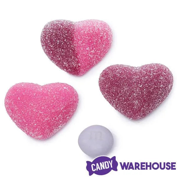 SweeTarts Pink & Purple Hearts Gummies: 11-Ounce Bag