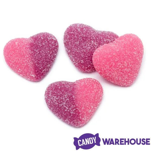 SweeTarts Pink & Purple Hearts Gummies: 11-Ounce Bag