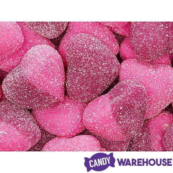 SweeTarts Pink & Purple Hearts Gummies: 11-Ounce Bag