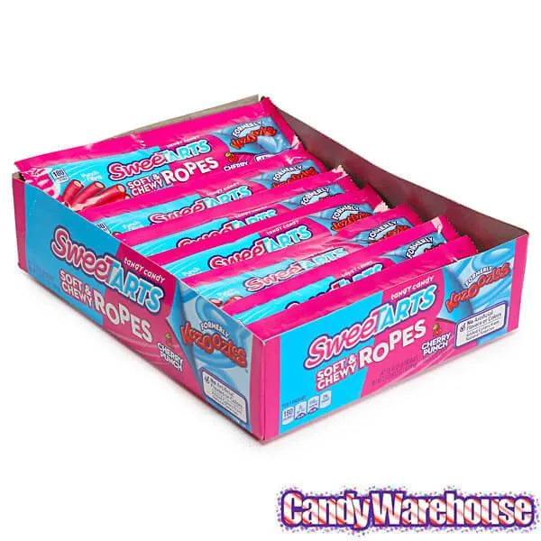 SweeTarts Ropes Candy Packs - Cherry Punch: 24-Piece Box