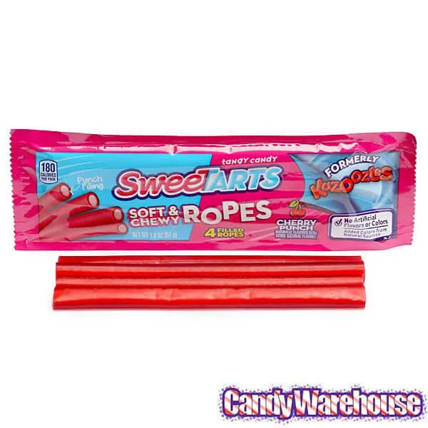 SweeTarts Ropes Candy Packs - Cherry Punch: 24-Piece Box