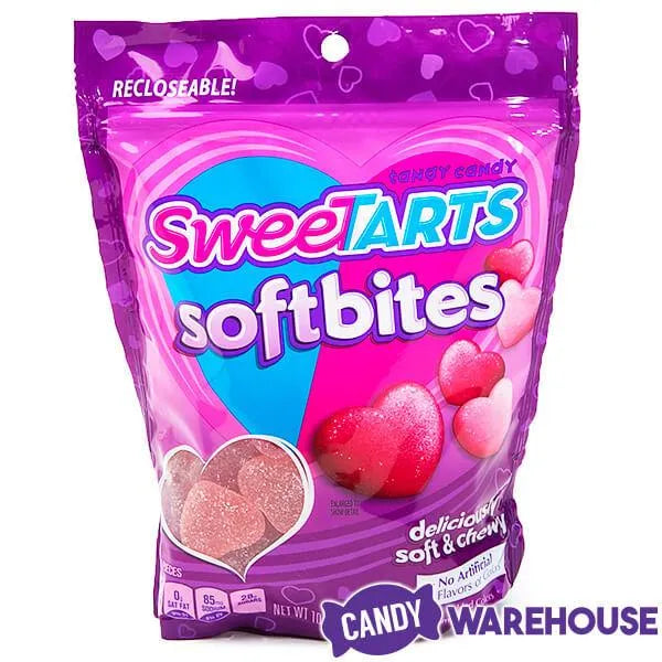 SweeTarts Soft Bites Gummy Hearts: 10-Ounce Bag