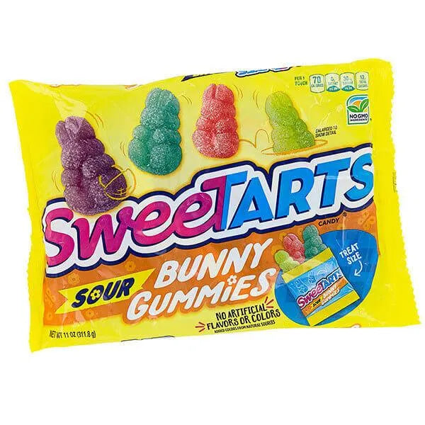 SweeTarts Sour Bunny Gummies Fun Size Packs: 12-Piece Bag