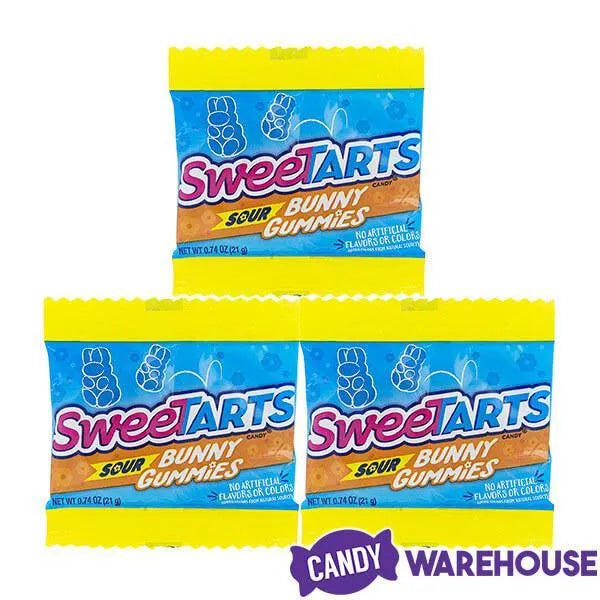 SweeTarts Sour Bunny Gummies Fun Size Packs: 12-Piece Bag