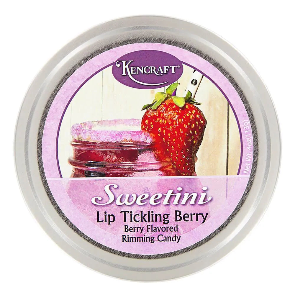 Sweetini Cocktail Rim Sugar - Berry: 4-Ounce Tin