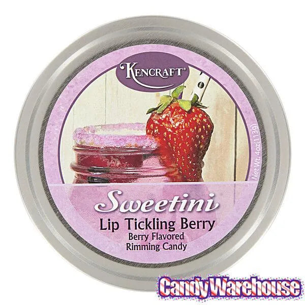 Sweetini Cocktail Rim Sugar - Berry: 4-Ounce Tin