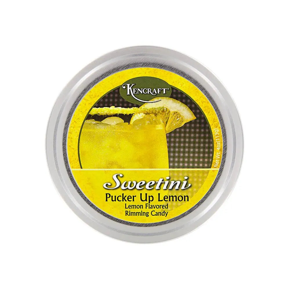 Sweetini Cocktail Rim Sugar - Lemon: 4-Ounce Tin