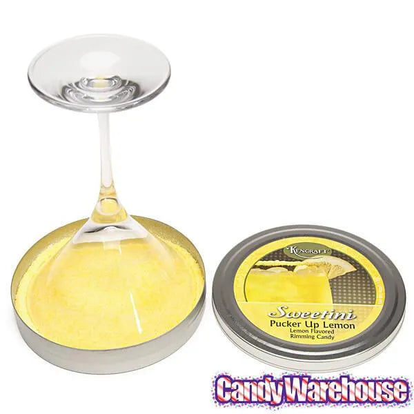 Sweetini Cocktail Rim Sugar - Lemon: 4-Ounce Tin