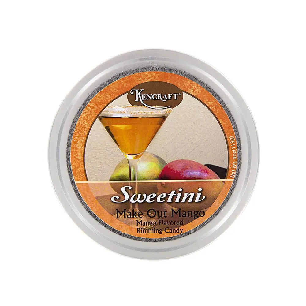 Sweetini Cocktail Rim Sugar - Mango: 4-Ounce Tin