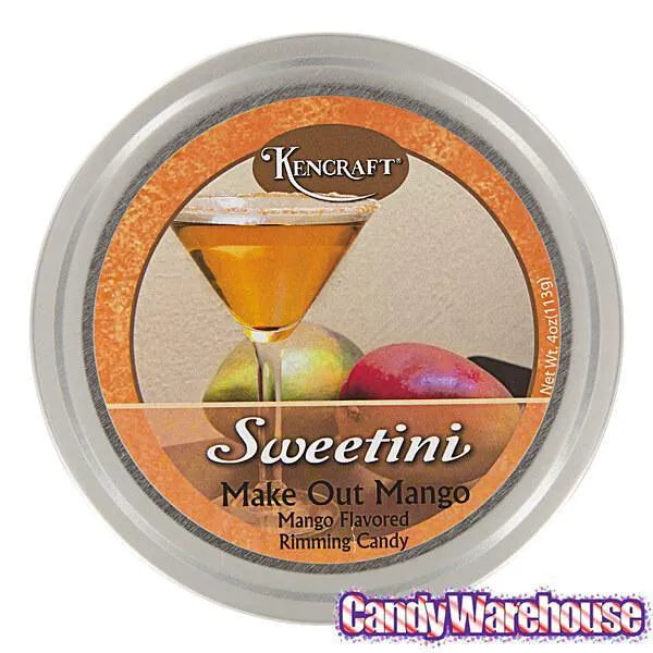 Sweetini Cocktail Rim Sugar - Mango: 4-Ounce Tin