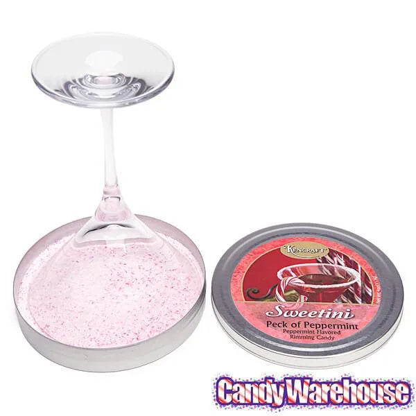 Sweetini Cocktail Rim Sugar - Peppermint: 4-Ounce Tin