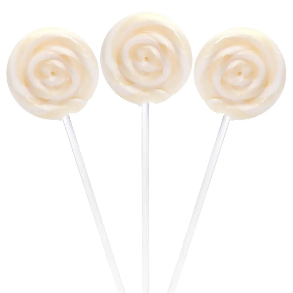 Swipple Pops Petite Swirl Ripple Lollipops - White Pineapple: 60-Piece Tub