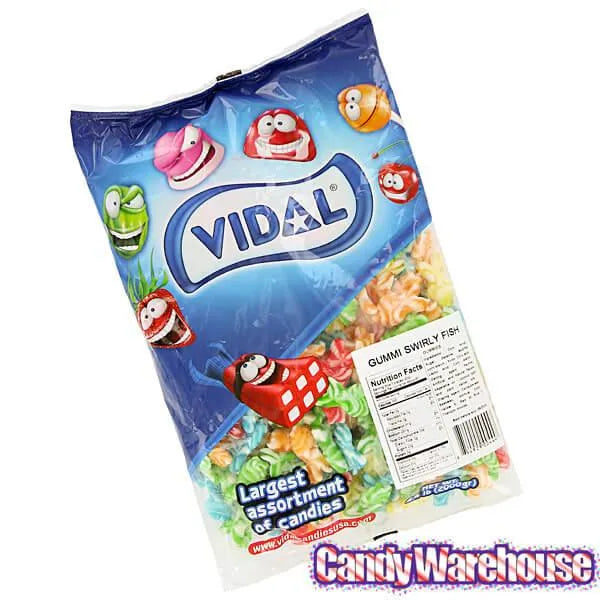 Swirly Gummy Fish Candy: 2KG Bag