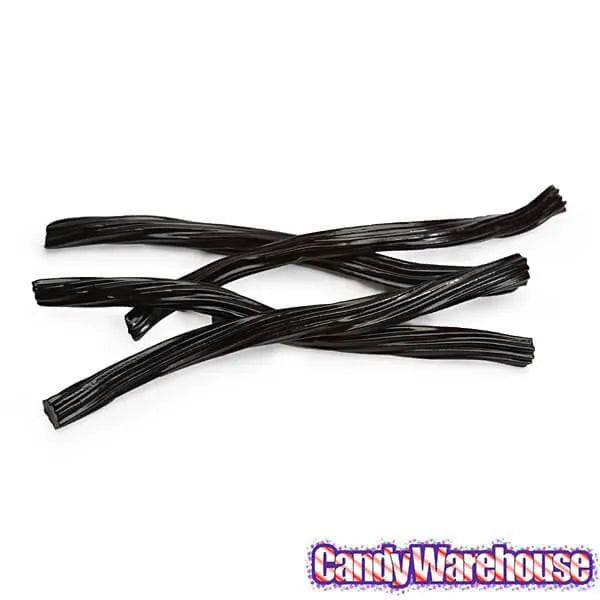 Switzer's Chewy Licorice Twists - Black: 8-Ounce Bag