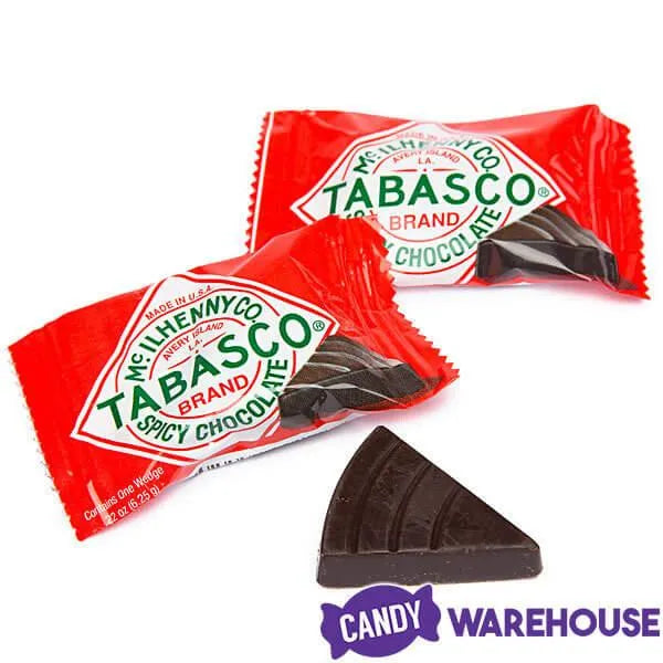 Tabasco Spicy Dark Chocolate Wedges: 144-Piece Paint Can