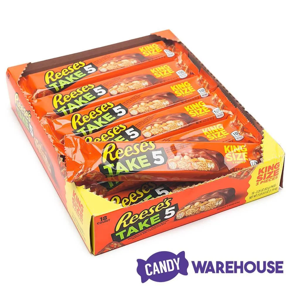 Take5 King Size Candy Bars: 18-Piece Box