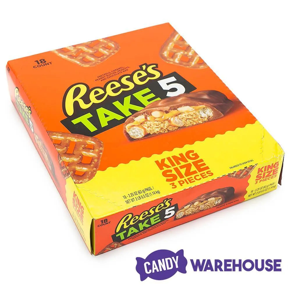 Take5 King Size Candy Bars: 18-Piece Box