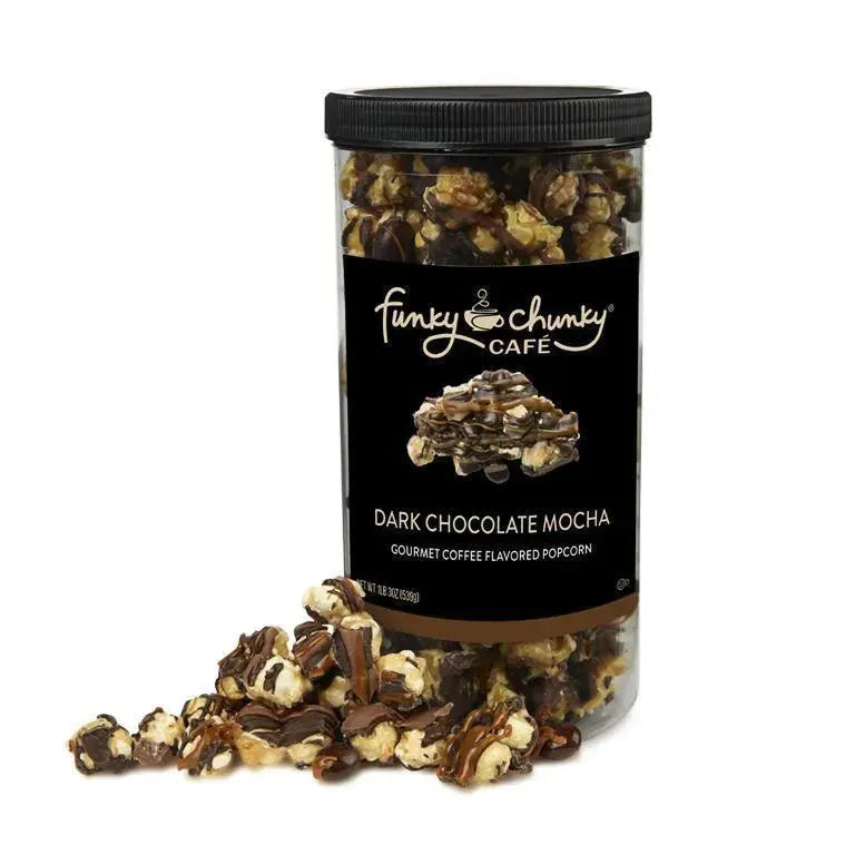 Funky Chunky Dark Chocolate Mocha Popcorn