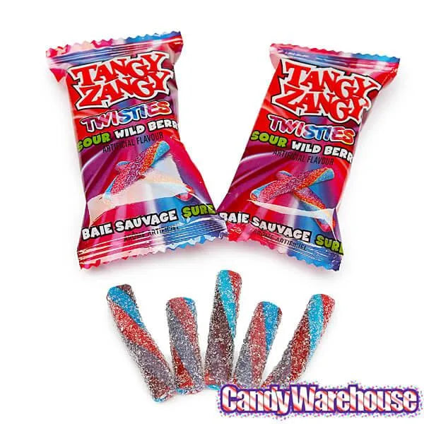 Tangy Zangy Twisties Candy Packs - Sour Wild Berry: 35-Piece Bag