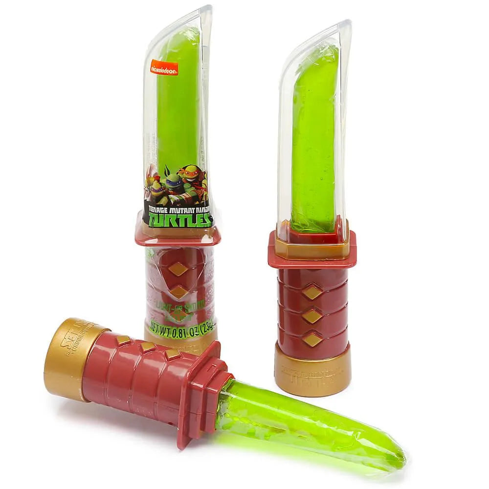 Teenage Mutant Ninja Turtles Lollipop Candy Light-Up Swords: 12-Piece Display