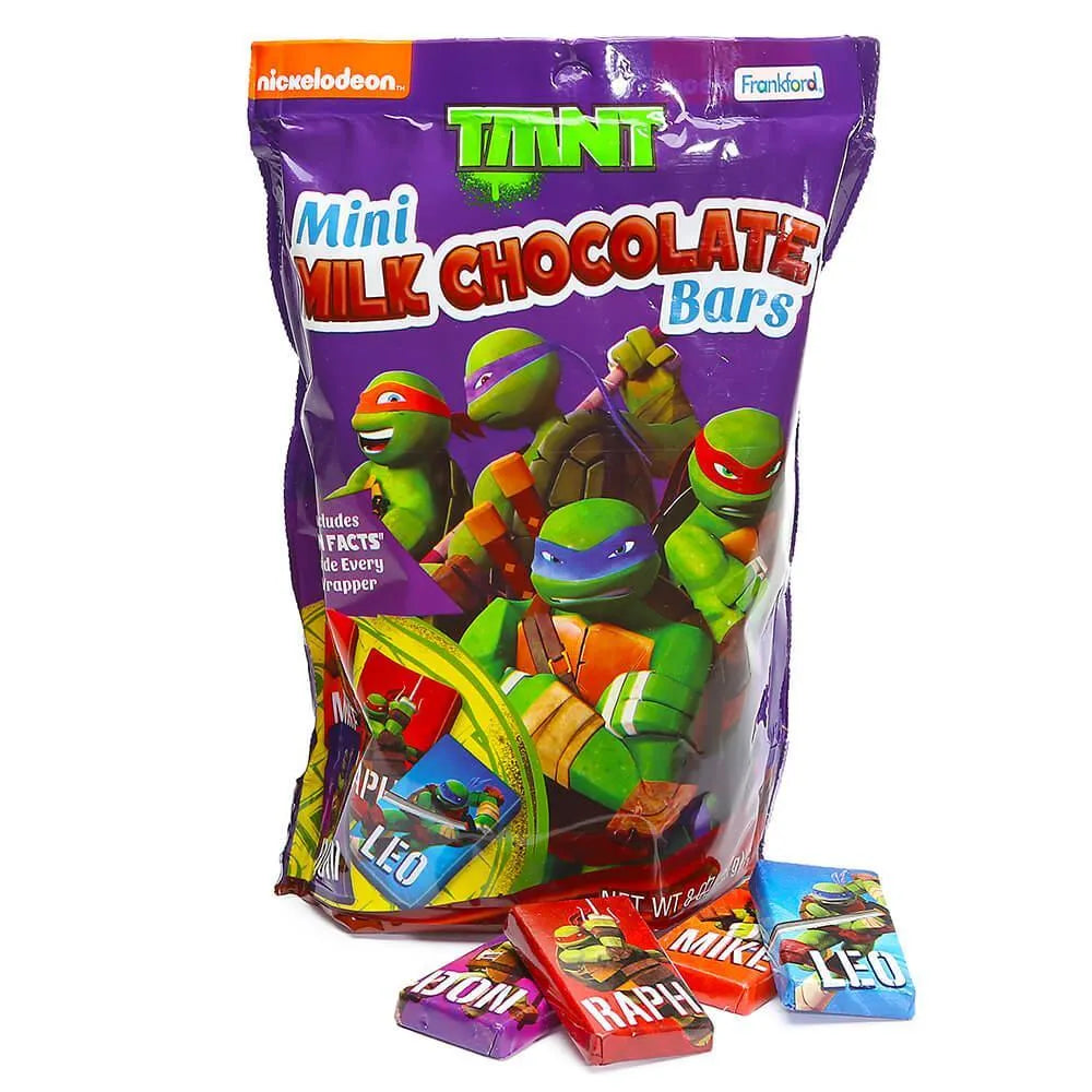 Teenage Mutant Ninja Turtles Mini Milk Chocolate Bars: 15-Piece Bag