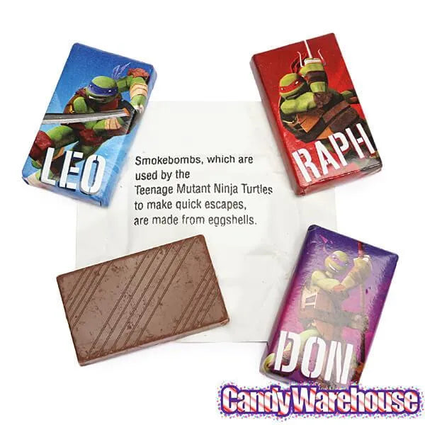 Teenage Mutant Ninja Turtles Mini Milk Chocolate Bars: 15-Piece Bag