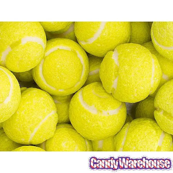 Tennis Balls Sour Powder Filled Gumballs: 1KG Bag