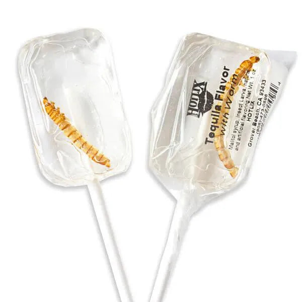 Tequila Worm Lollipops: 36-Piece Box