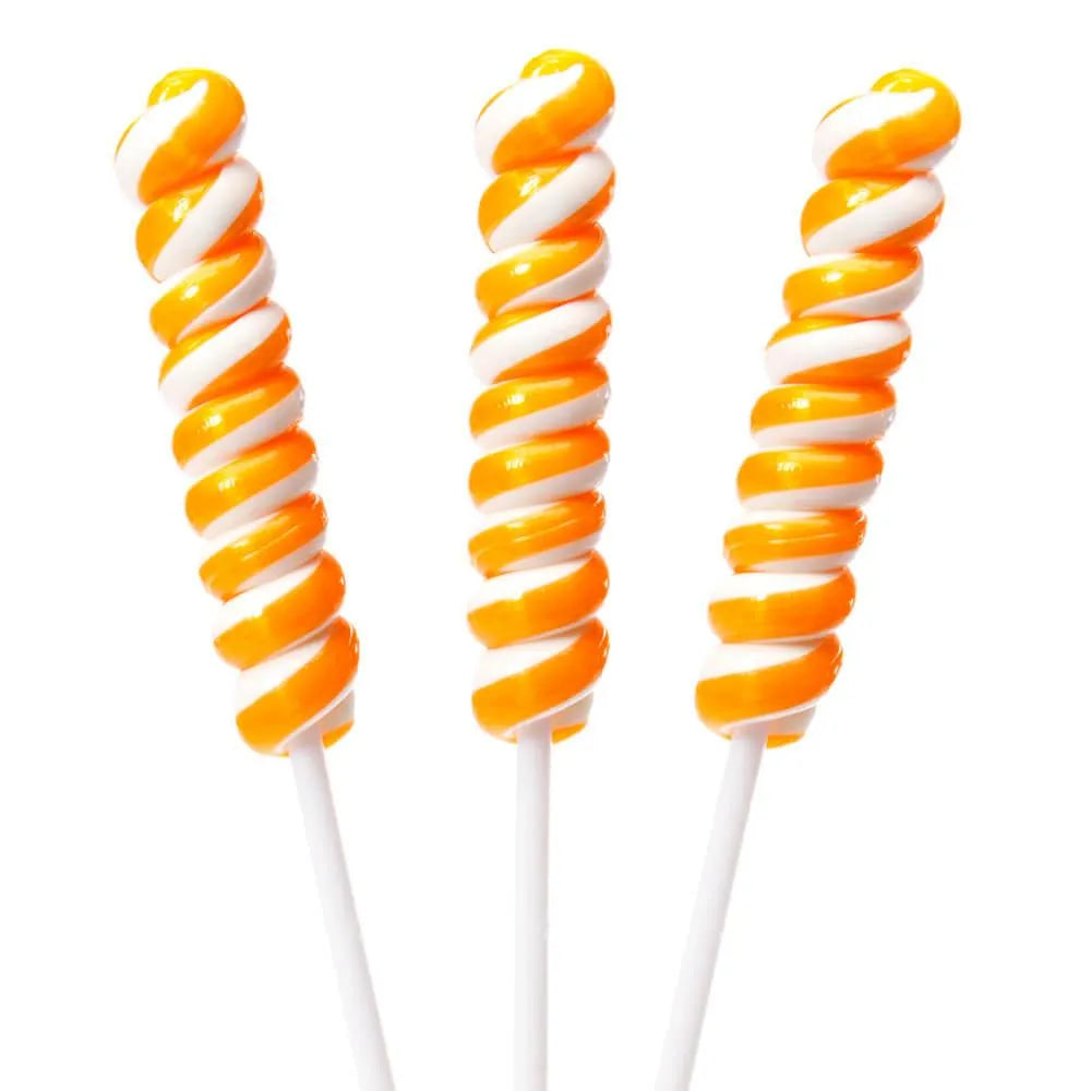 Tesla's Tiny Twist Pops - Orange: 48-Piece Jar