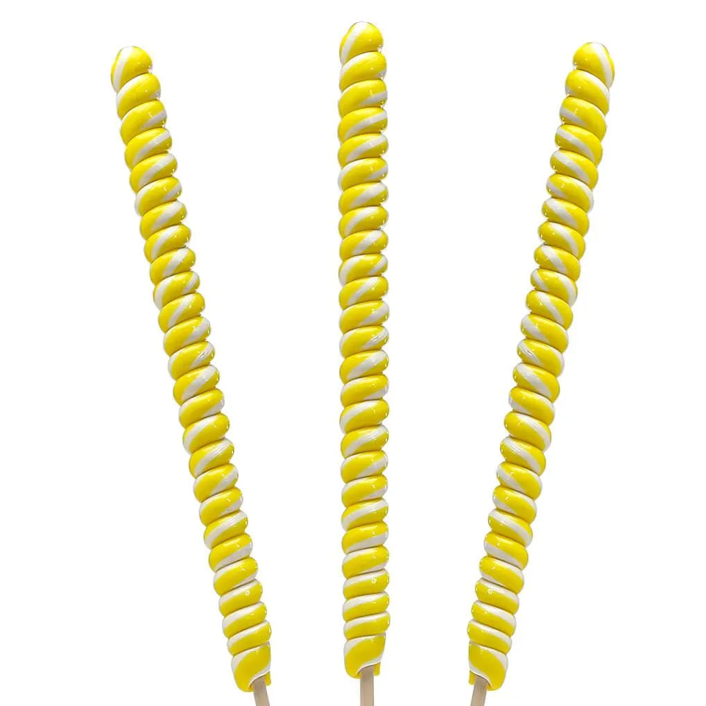 Tesla's Tremendously Tall 3-Ounce Twist Pops - Banana: 12-Piece Box