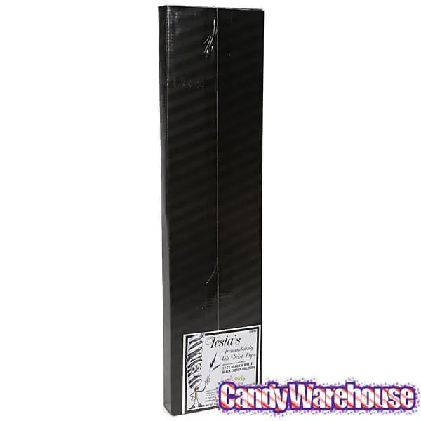 Tesla's Tremendously Tall 3-Ounce Twist Pops - Black Cherry: 12-Piece Box