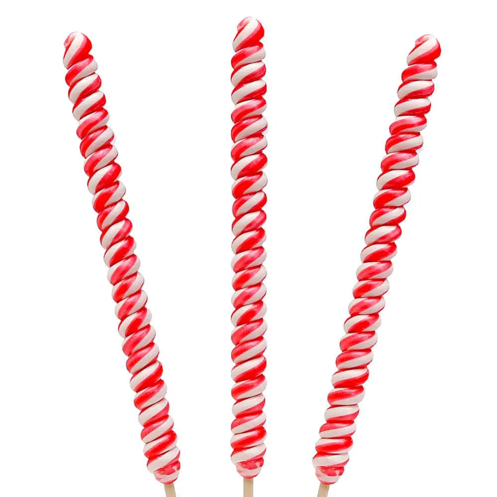 Tesla's Tremendously Tall 3-Ounce Twist Pops - Cherry: 12-Piece Box