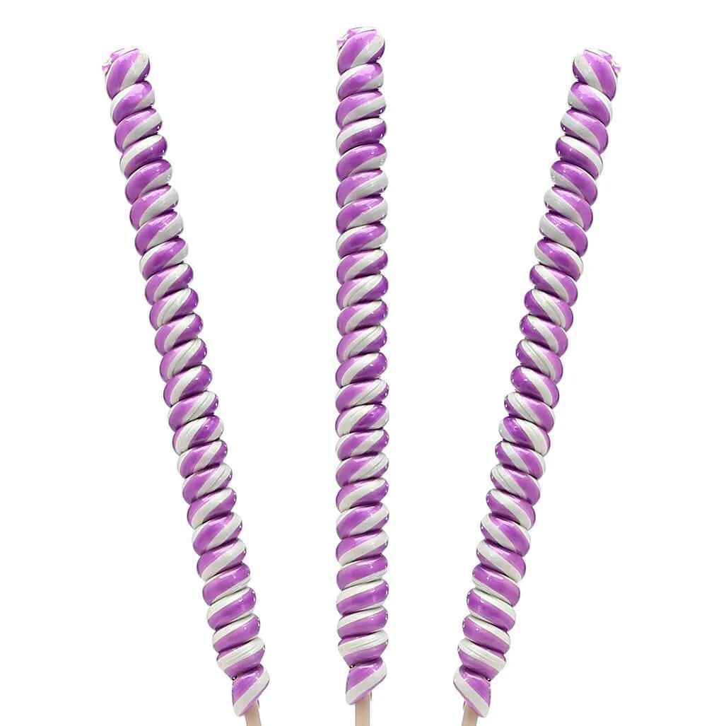 Tesla's Tremendously Tall 3-Ounce Twist Pops - Grape: 12-Piece Box