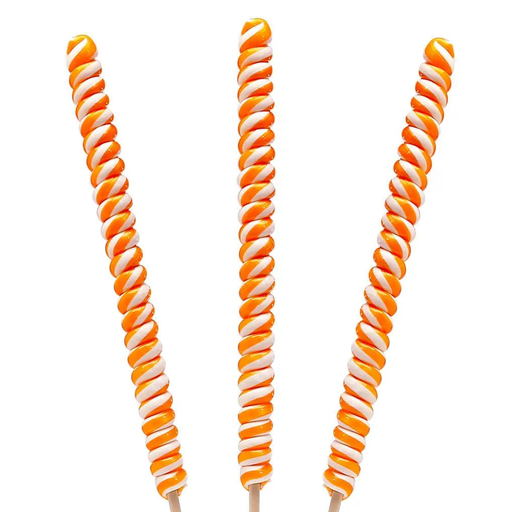 Tesla's Tremendously Tall 3-Ounce Twist Pops - Orange: 12-Piece Box