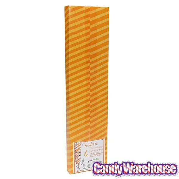 Tesla's Tremendously Tall 3-Ounce Twist Pops - Orange: 12-Piece Box