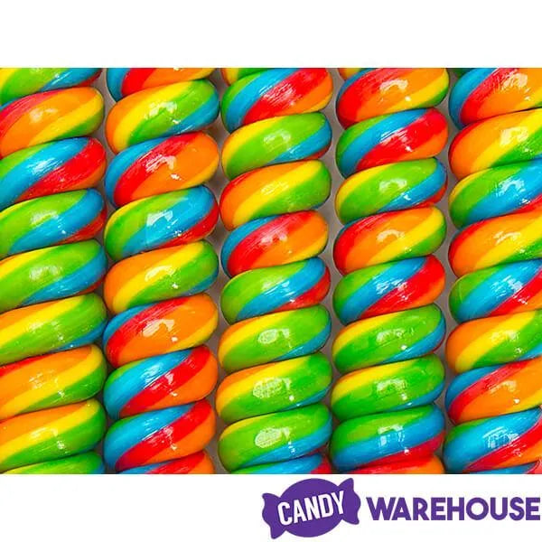 Tesla's Tremendously Tall 3-Ounce Twist Pops - Rainbow Cherry: 12-Piece Box