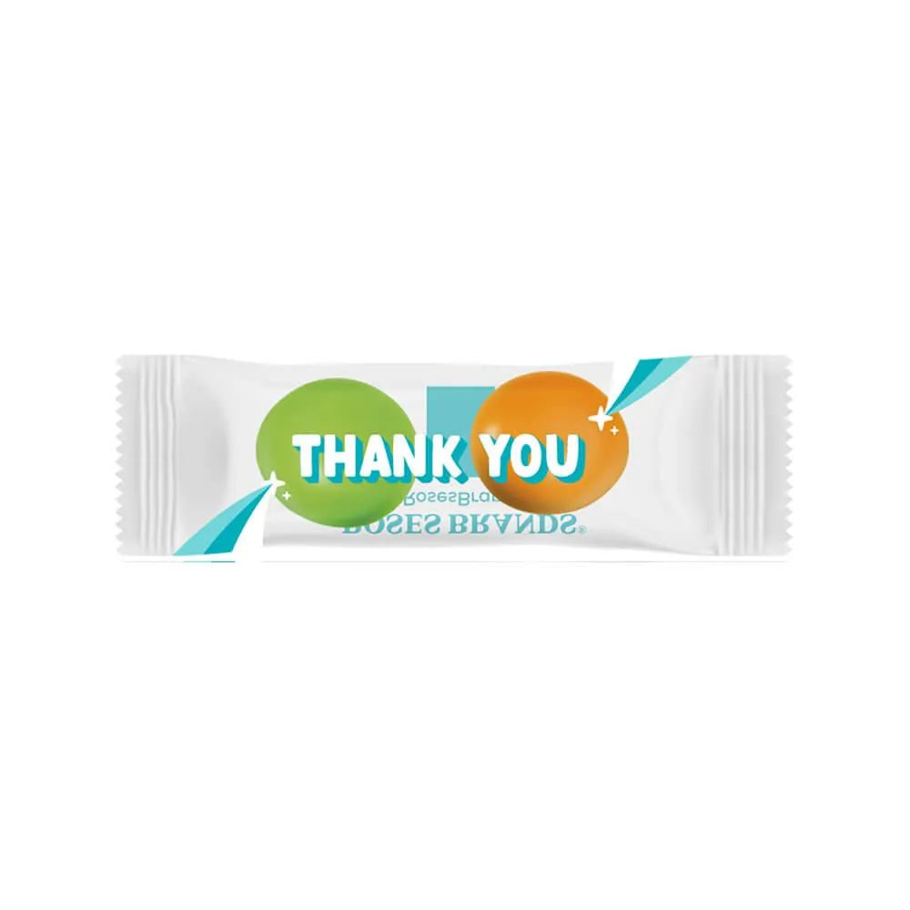 Thank You Chocolate Mints Packets - Assorted: 1000-Piece Case