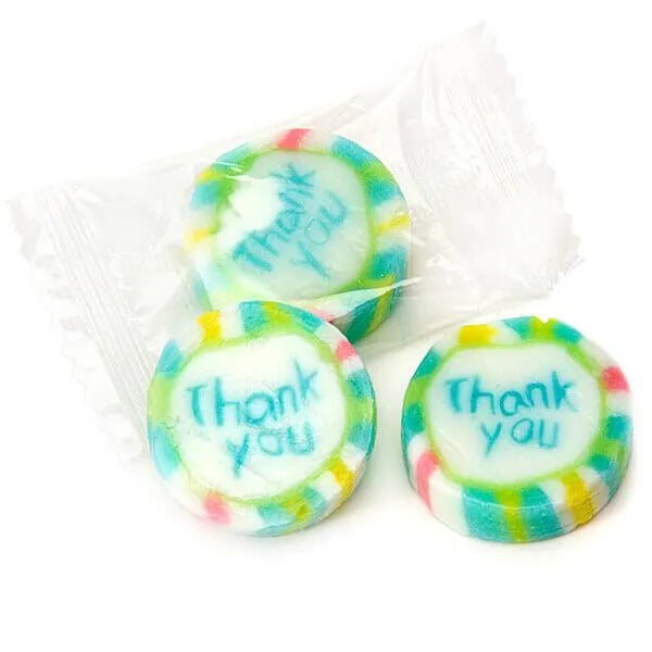 Thank You Favor Cut Rock Candy: 40-Piece Pack