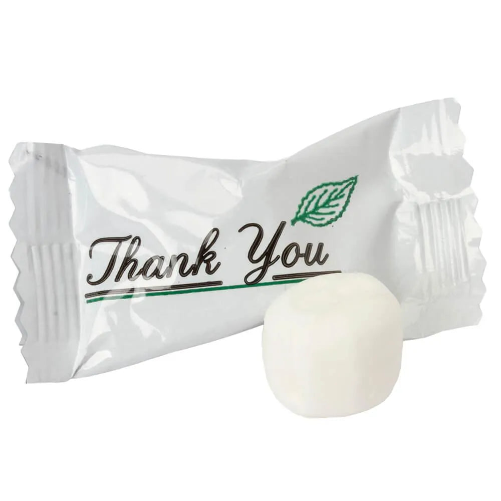 Thank You Wrapped Butter Mint Creams: 200-Piece Bag