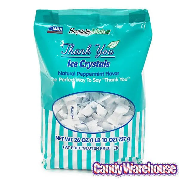 Thank You Wrapped Ice Crystals: 500-Piece Bag