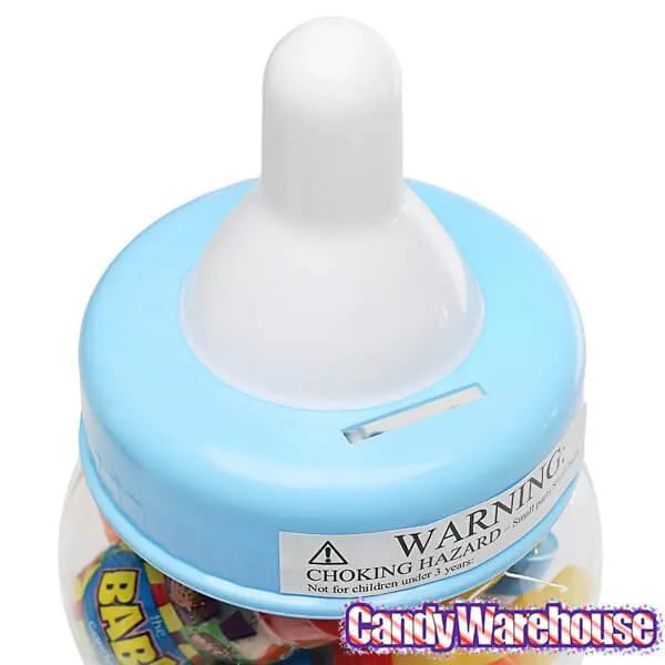 The BaBa Candy Filled Baby Bottles Jumbo Container - Blue