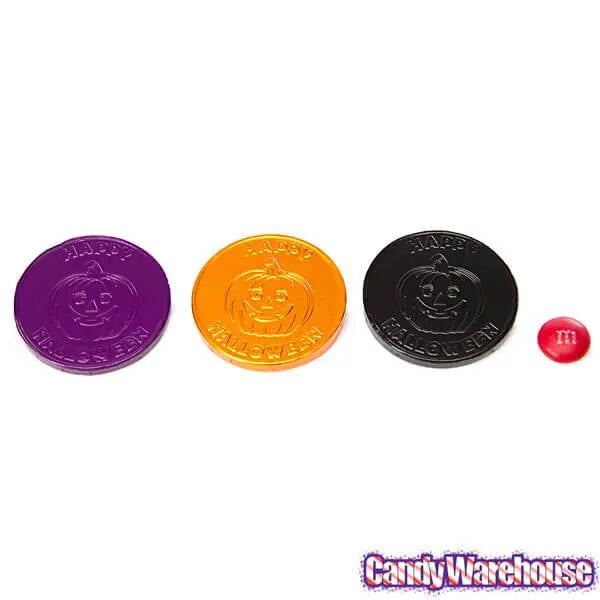 Thompson Foiled Milk Chocolate Halloween Coins: 5LB Bag