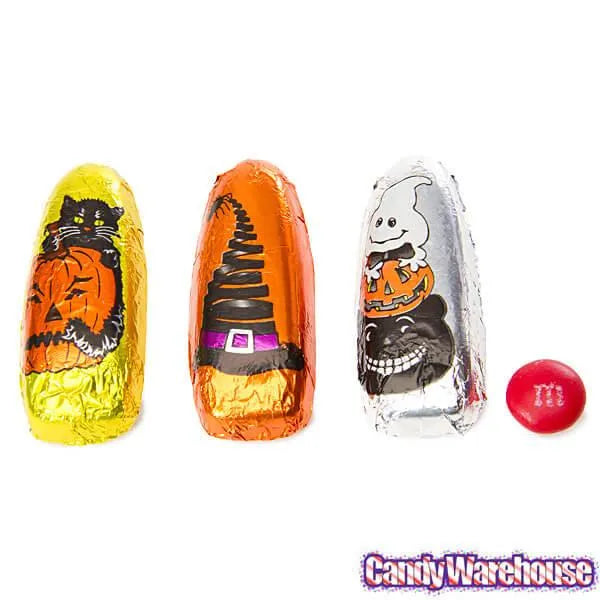 Thompson Foiled Milk Chocolate Halloween Ghosts and Goblins: 5LB Bag