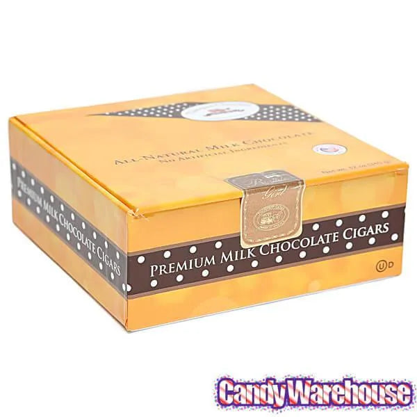 Thompson Premium Milk Chocolate Cigars - Girl: 12-Piece Box