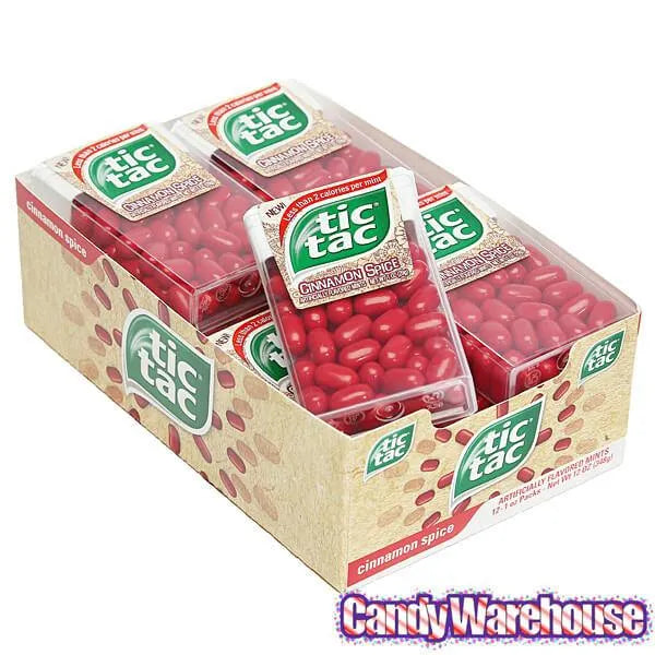 Tic Tac Cinnamon Spice Dispensers: 12-Piece Box