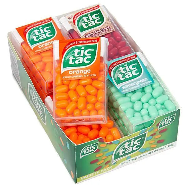 Tic Tac Mints Big Pack Candy Dispensers: 12-Piece Box