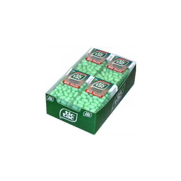 Tic Tac Wintergreen Mint Dispensers: 12-Piece Box