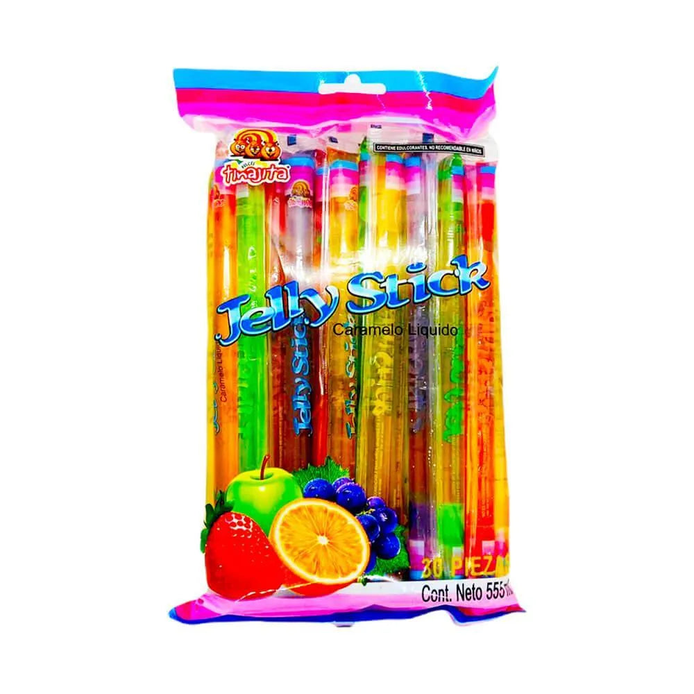 Tinajita Assorted Jelly Sticks: 30-Piece Bag