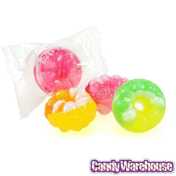 Tiny Bundt Cake Fruity Hard Candy Circles: 18-Piece Bag