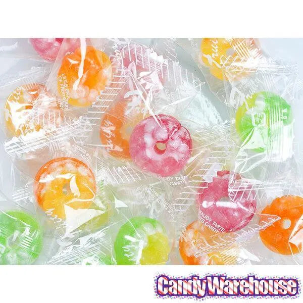 Tiny Bundt Cake Fruity Hard Candy Circles: 18-Piece Bag